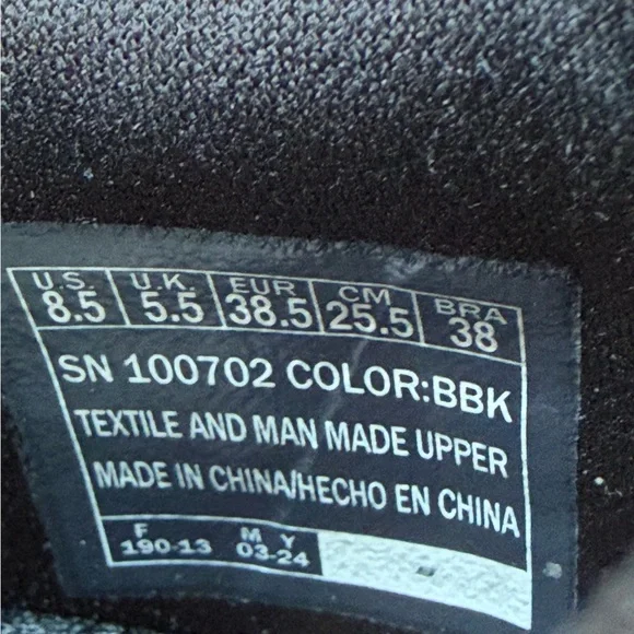 Skechers Black Stretch Fit Slip-On Low Top Comfort Support Sneakers Sz. 8.5 - Picture 12 of 12